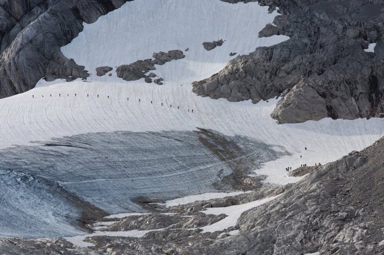 Dachstein přes Adamek Hütte
