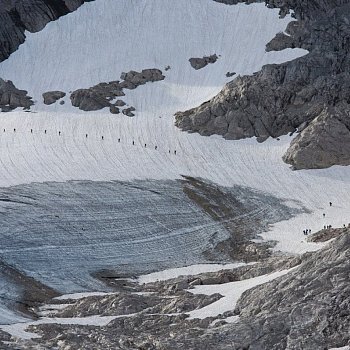 Dachstein přes Adamek Hütte